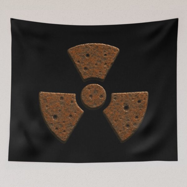 Item preview, Rusty Radioactive Sign with Bullet Holes – STALKER Vibes designed and sold by BestDetailer.