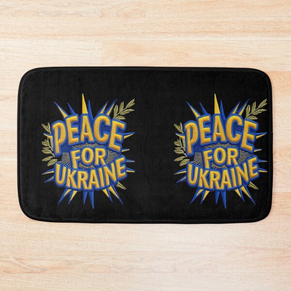 Item preview, Peace for Ukraine Embroidered Patch Design designed and sold by ArtDesignTp.