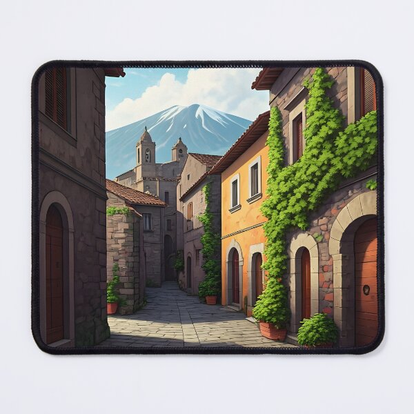 Item preview, Randazzo, Sicily: Medieval Charm on Etna’s Spring Morning designed and sold by LSVart.