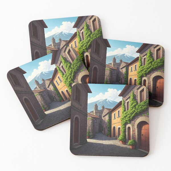 Item preview, Randazzo, Sicily: Medieval Charm on Etna’s Spring Morning designed and sold by LSVart.