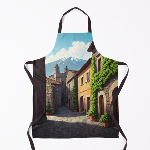 Item preview, Randazzo, Sicily: Medieval Charm on Etna’s Spring Morning designed and sold by LSVart.
