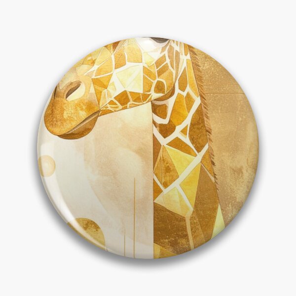 Item preview, Geometric Giraffe with Abstract Spots designed and sold by Geonimalia.