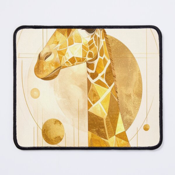 Item preview, Geometric Giraffe with Abstract Spots designed and sold by Geonimalia.