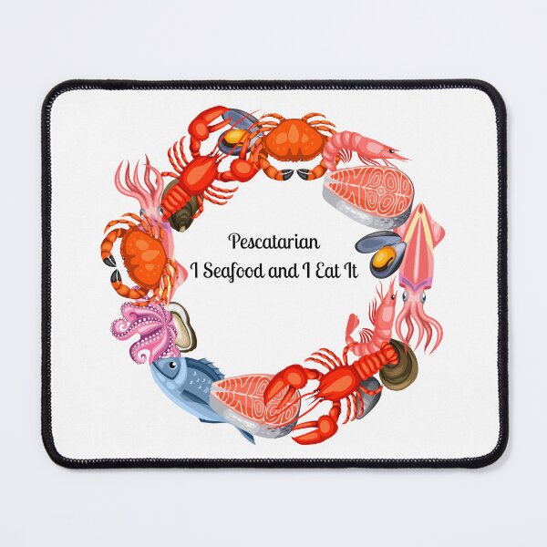 Item preview, Pescatarian: I Seafood And I eat It - Bold Design for Food Lovers designed and sold by Cathy Cirisan.
