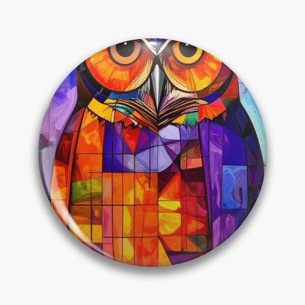 Item preview, Intricate Geometric Owl on Branch designed and sold by Geonimalia.