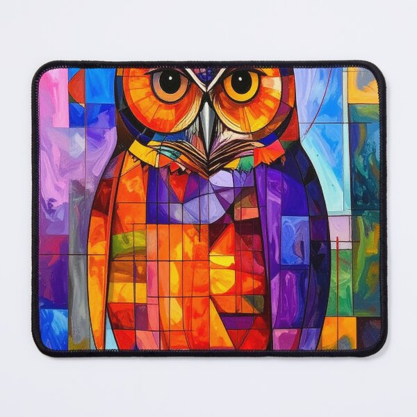 Item preview, Intricate Geometric Owl on Branch designed and sold by Geonimalia.