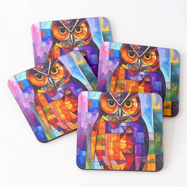 Item preview, Intricate Geometric Owl on Branch designed and sold by Geonimalia.