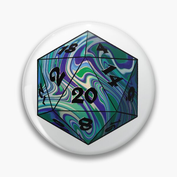 Item preview, Pride Dice: Gay Flag Discrete D20 designed and sold by cetfish.