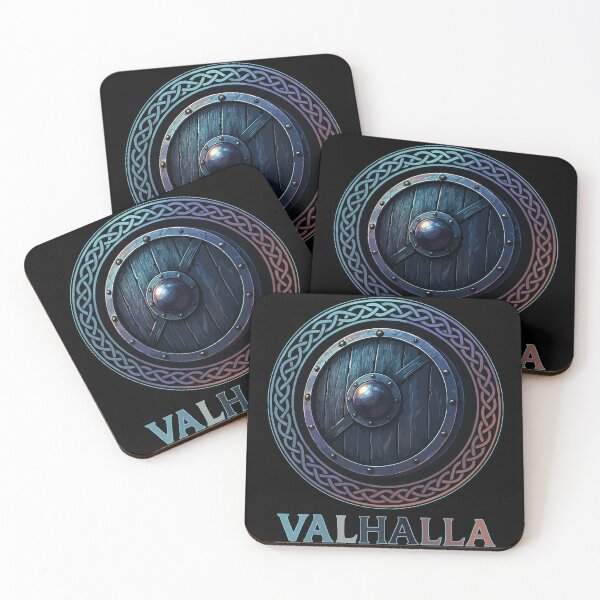 Item preview, Viking Shield Valhalla Norse Mythology designed and sold by TomFrontierArt.