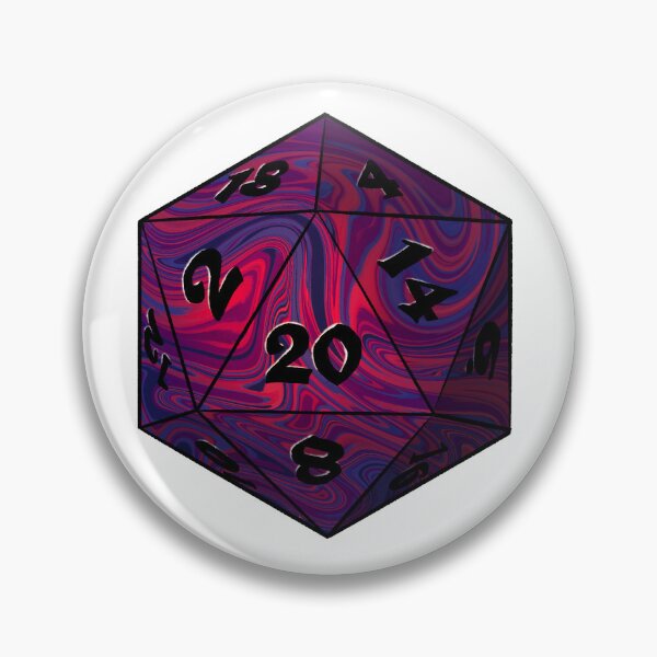 Item preview, Pride Dice: Bi Flag Discrete D20 designed and sold by cetfish.