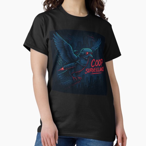 Item preview, Coop Surveillance – Cyber Pigeon Strike Force Design designed and sold by LevelUpLab.
