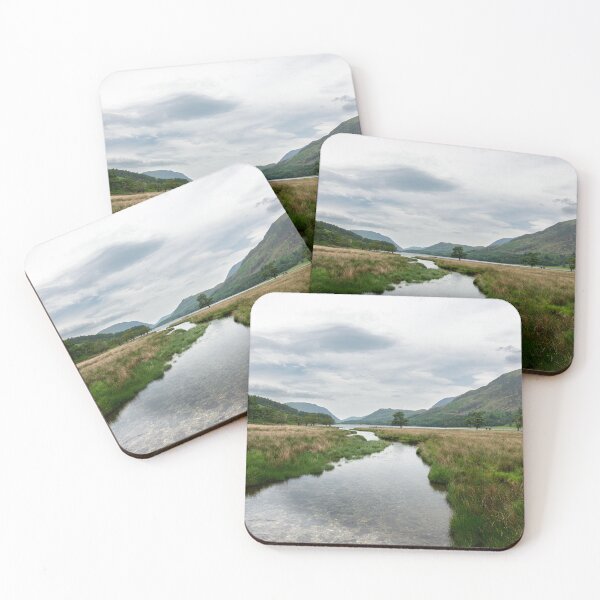 Item preview, Serene View of Lake Buttermere With Grey Clouds designed and sold by David Patterson.