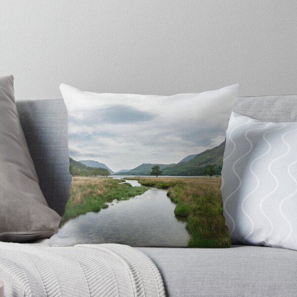 Item preview, Serene View of Lake Buttermere With Grey Clouds designed and sold by David Patterson.