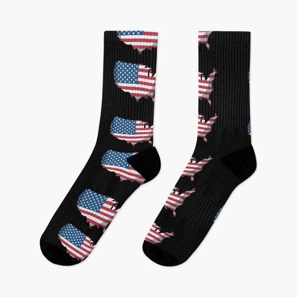 Item preview, American Flag USA Map  designed and sold by Paper Drip.