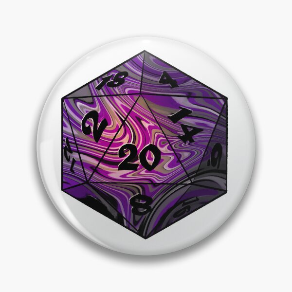 Item preview, Pride Dice: Ace Flag Discrete D20 designed and sold by cetfish.
