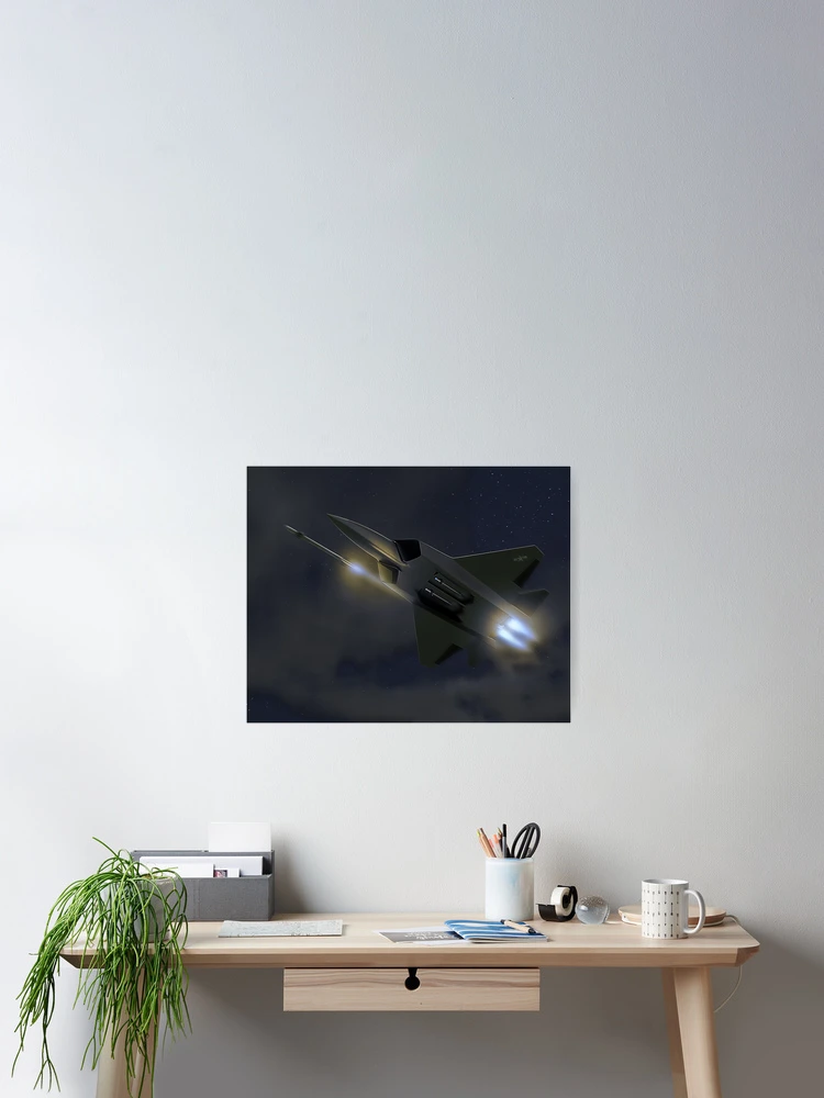 Thumbnail 2 of 3, Poster, F22 Raptor, fox 3 designed and sold by MarkSeb.