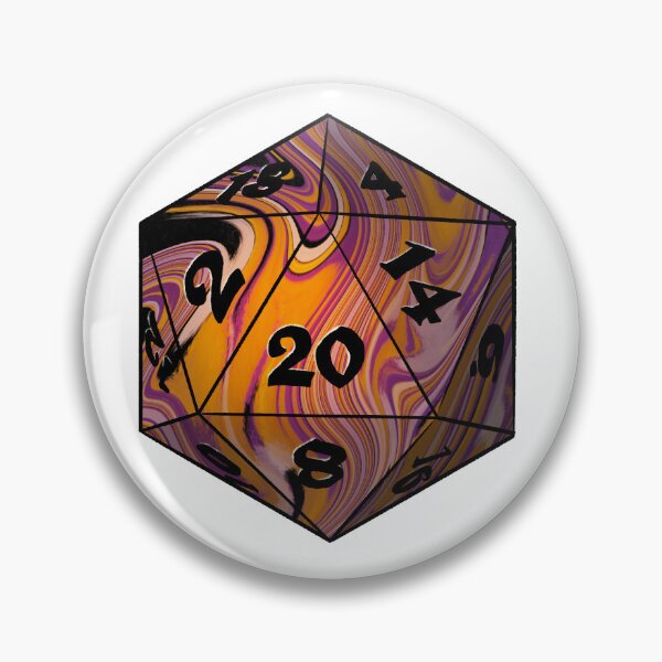Item preview, Pride Dice: Non-binary Flag Discrete D20 designed and sold by cetfish.