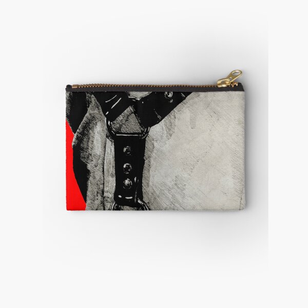Item preview, Leather harness over red background designed and sold by Olivia Braunsteiner.
