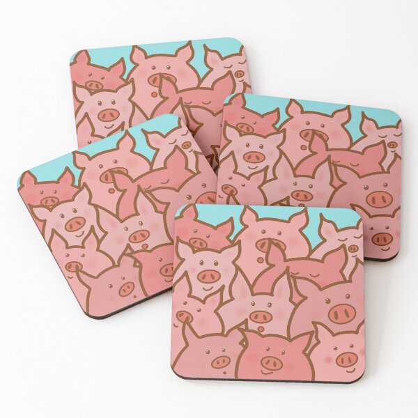 Item preview, A pile of pink piggies, party pigs designed and sold by OhNoNotAgain42.