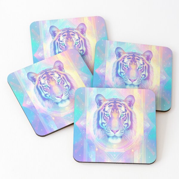 Item preview, Vibrant Geometric Tiger Art designed and sold by Geonimalia.