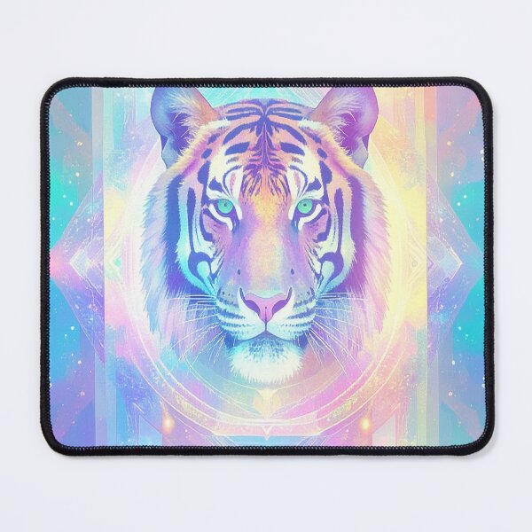 Item preview, Vibrant Geometric Tiger Art designed and sold by Geonimalia.