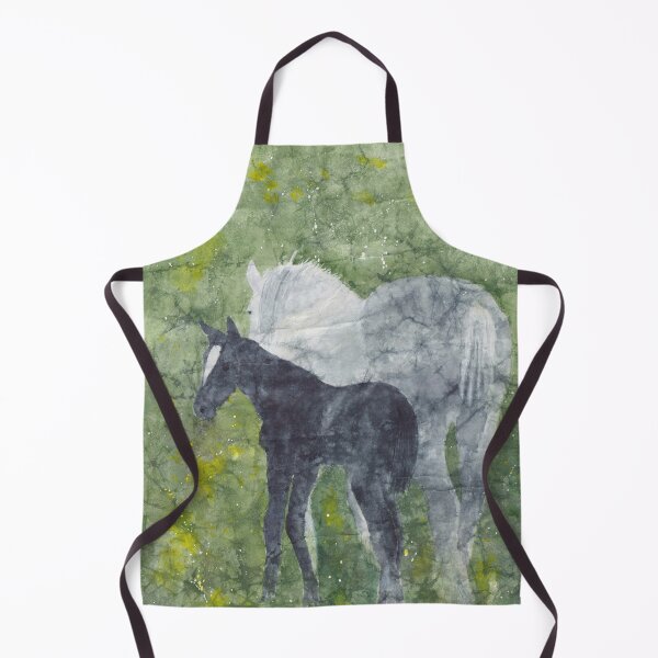 Item preview, New Foal out to Pasture with Mom designed and sold by The Elderberry Blossom.
