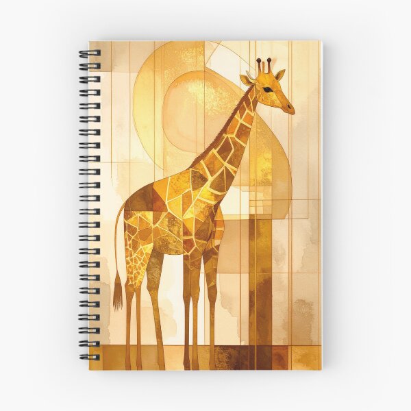 Item preview, Geometric Giraffe with Abstract Spots designed and sold by Geonimalia.