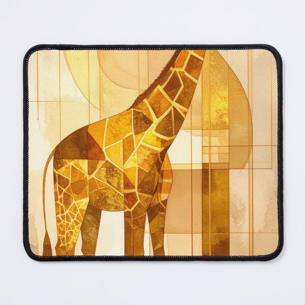 Item preview, Geometric Giraffe with Abstract Spots designed and sold by Geonimalia.