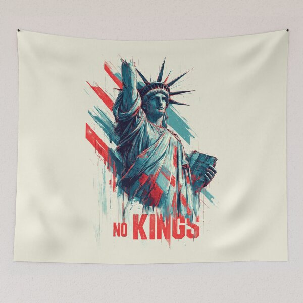 Item preview, NO KINGS Statue of Liberty designed and sold by blackdogshop.