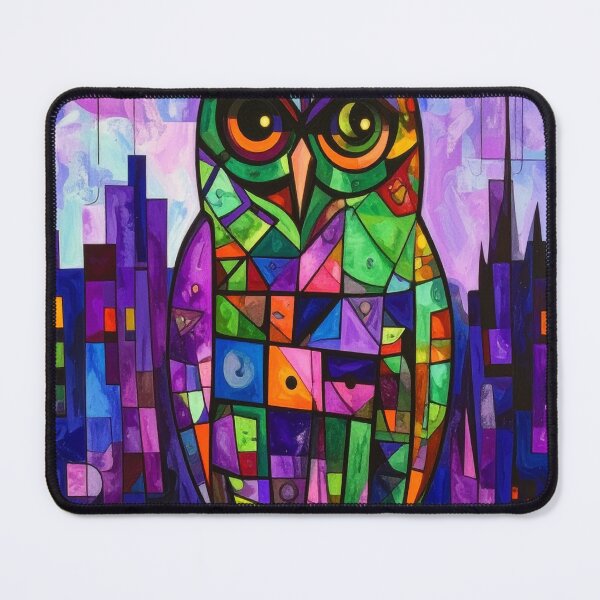 Item preview, Intricate Geometric Owl on Branch designed and sold by Geonimalia.