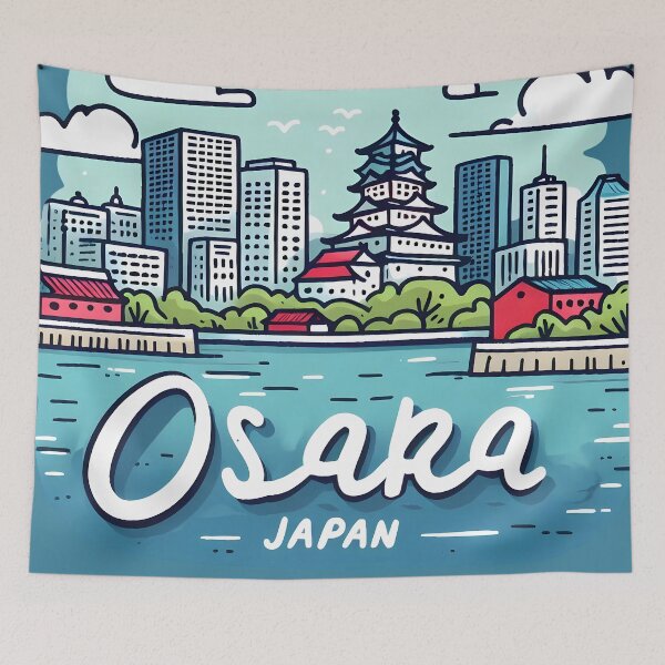 Item preview, Osaka Japan  designed and sold by PaintMeWorld.