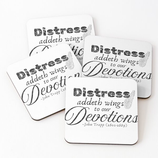 Item preview, Distress adds wings to  our devotions - John Trapp designed and sold by stella literarium.