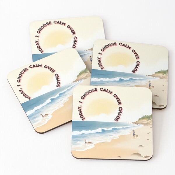Item preview, Choose Calm Over Chaos – Grounding Affirmation designed and sold by Paws and Ink Art.