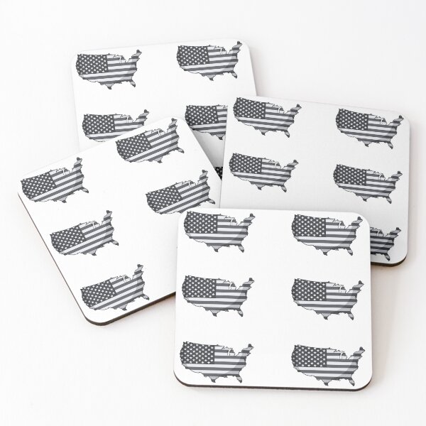 Item preview, American Flag USA Map  designed and sold by Paper Drip.