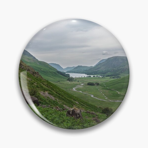 Item preview, Serene Valley Landscape view of Lake Buttermere designed and sold by David Patterson.