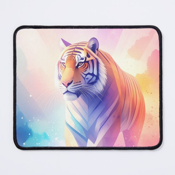 Item preview, Vibrant Geometric Tiger Art designed and sold by Geonimalia.