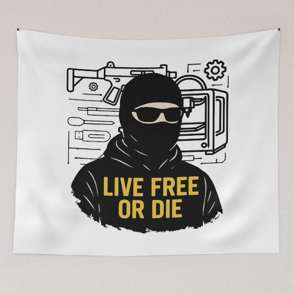 Item preview, Live Free or Die JStark designed and sold by storelibertys.