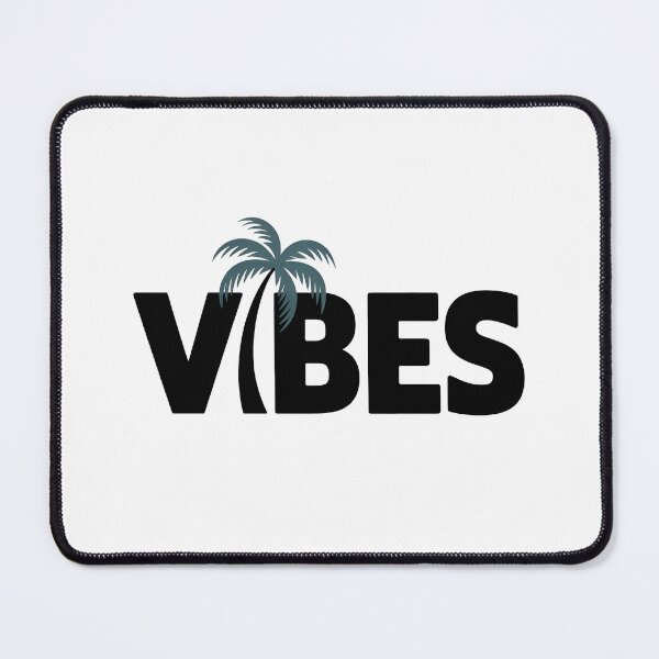 Item preview, VIBES Palm Tree Minimalist Summer Typography Shirt designed and sold by Hooodify.