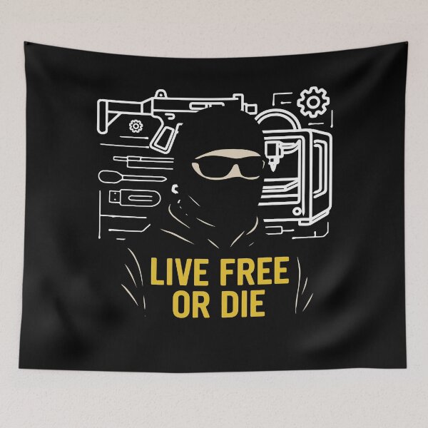 Item preview, Live Free or Die JStark designed and sold by storelibertys.