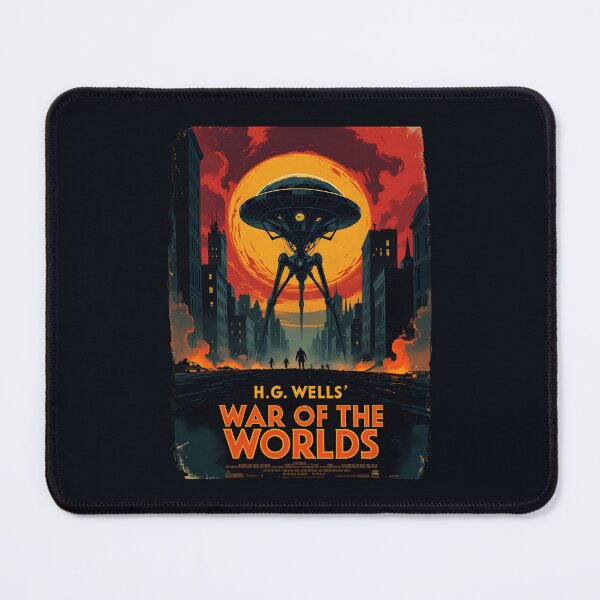 Item preview, A Vintage Poster of The War of the Worlds by H.G.Wells designed and sold by GoodOldVintage.