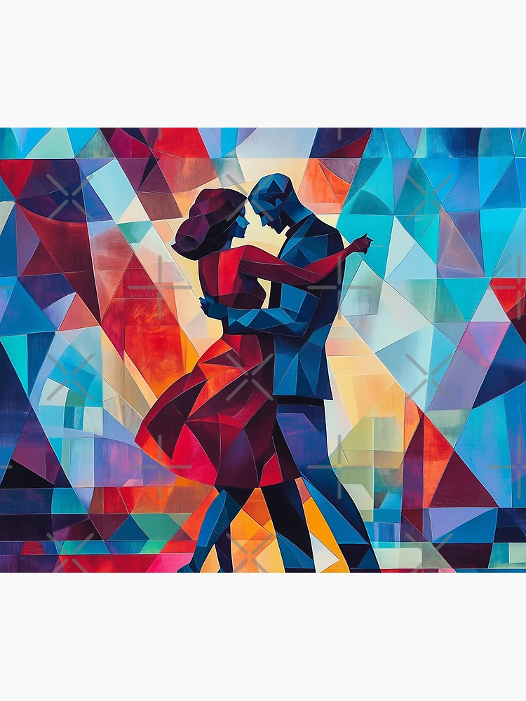 Thumbnail 5 of 5, Mouse Pad, Abstract Couple Dancing designed and sold by Rtymer.