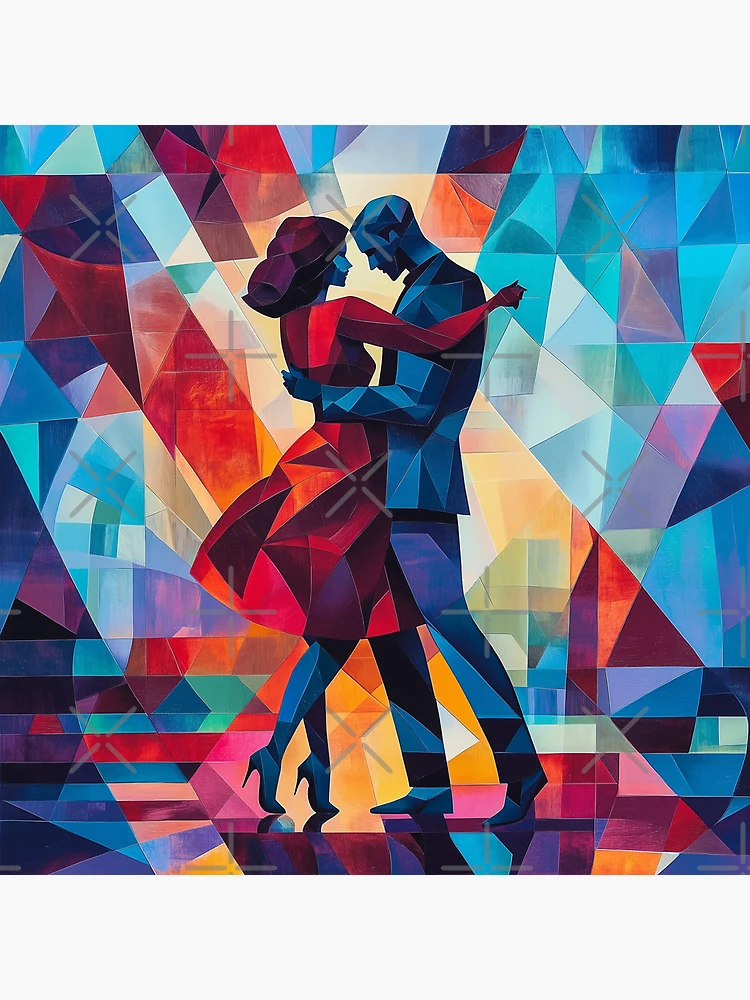 Thumbnail 4 of 4, Clock, Abstract Couple Dancing designed and sold by Rtymer.