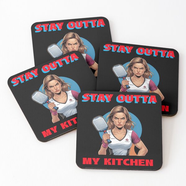 Item preview, Stay Outta My Kitchen (Pickleball) designed and sold by Danny's Tees.