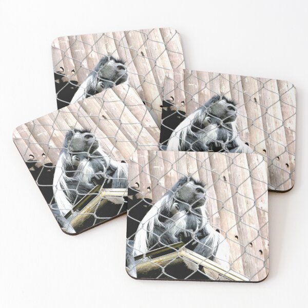 Item preview, Mom And Baby Colobus  designed and sold by ShutterbugBttns.