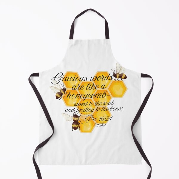 Item preview, Pleasant Words are honeycomb - Pr 16:24 NIV designed and sold by stella literarium.