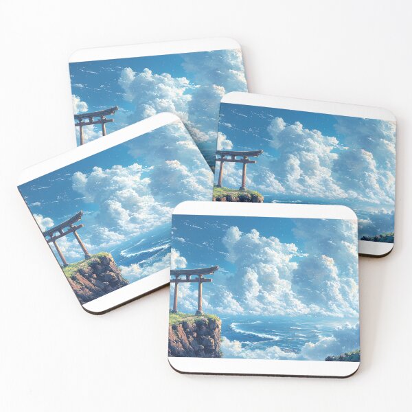 Item preview, Torii with clouds in Japanese Style designed and sold by Cozirlax.