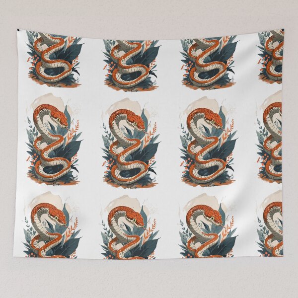 Item preview, Animal Print Pattern (Snake) designed and sold by PatronesKawai.