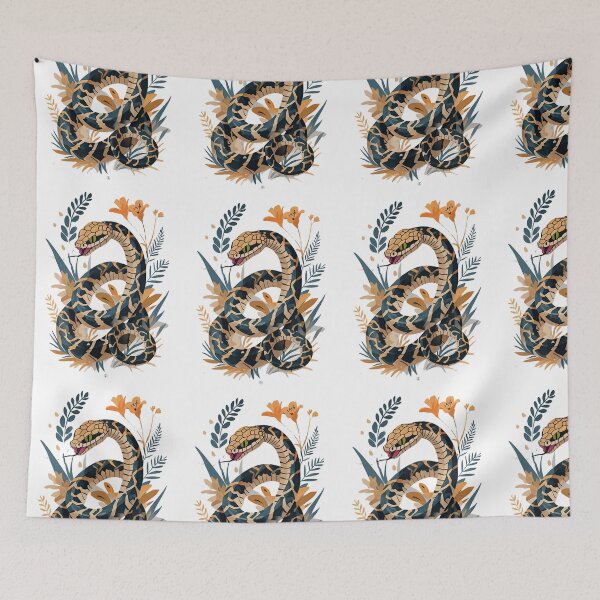 Item preview, Animal Print Pattern (Snake) designed and sold by PatronesKawai.