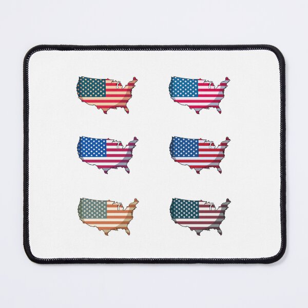 Item preview, American Flag USA Map designed and sold by Paper Drip.