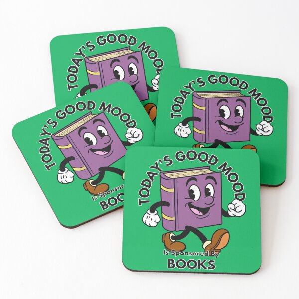 Item preview, Today’s Good Mood Is Sponsored By Books designed and sold by Kate Miller Illustrator.